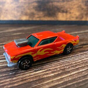 1950's Style Red & Yellow with Flames Diecast Toy Car (SKU: 39TO)
